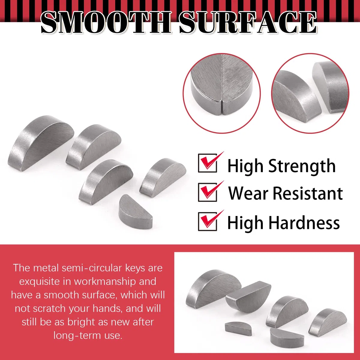 Hilitchi Key Stock Assortment Woodruff Key Stock
