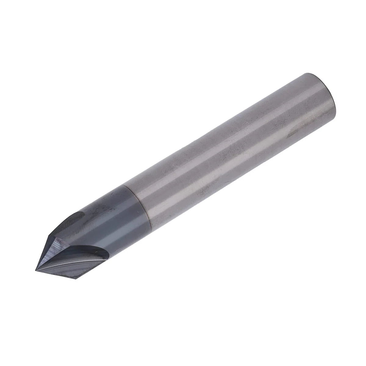 Fresa per Smusso 3 Scanalature 90 ° Fresa per Fresa in Acciaio Al Tungsteno Utensile per Intaglio per Lucidatura CNC per Rame in Alluminio, Frese per Smusso (D3*90°*50L)