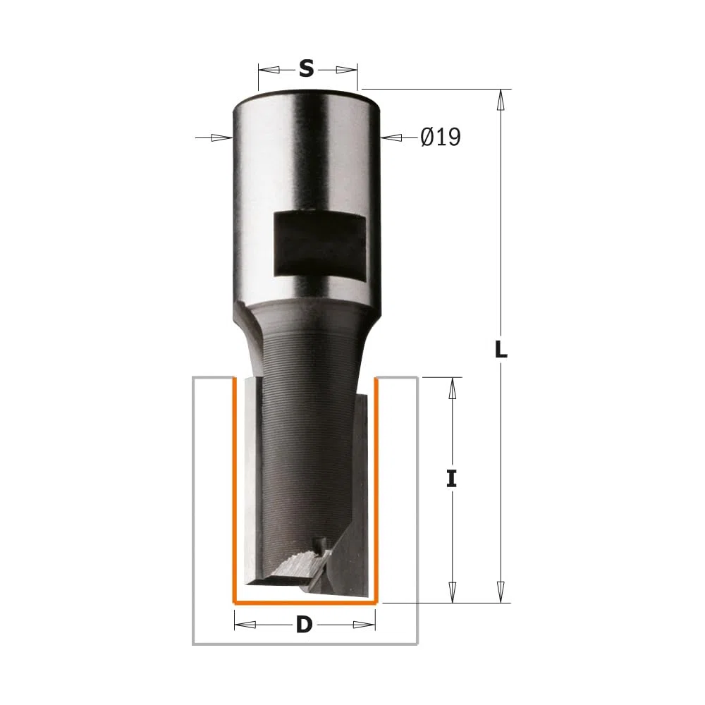 CMT 170.120.11 - Fresa para electrofresadora z2 hm d=12x23 s=m12x1 dx