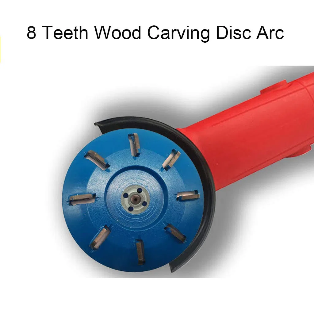 90mm Diametro 22mm Foro Pialla Rotante Lama Curva Potenza Disco per Intaglio del Legno Fresa ad Arco Carpenteria Disco Turbo