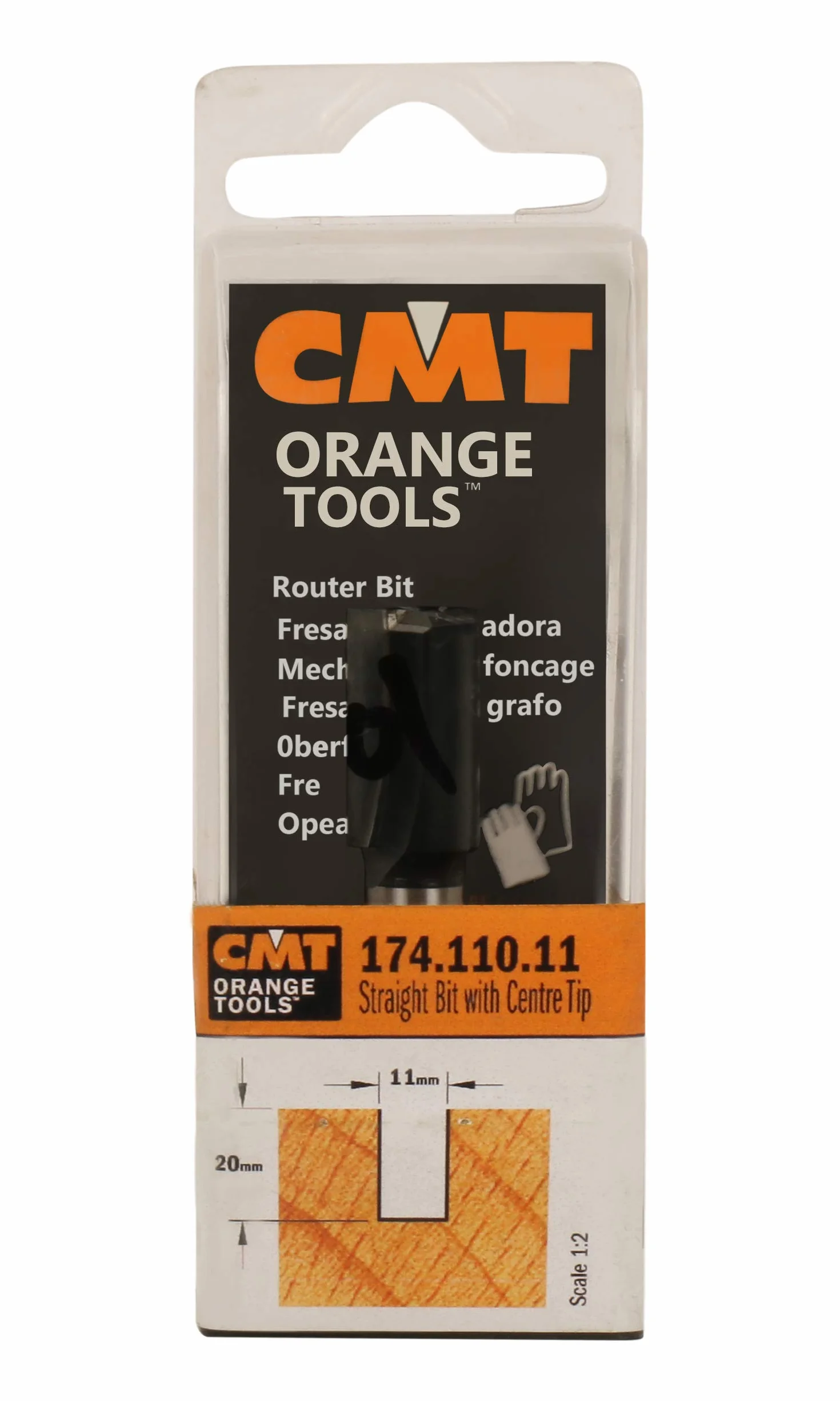 CMT 177.350.11 - FRESA TAGLI DIRITTI Z2+1 HW S=12x50 D=35x35x90 DX