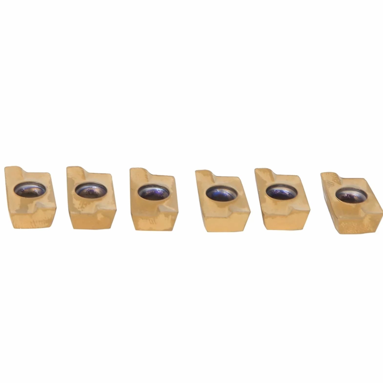 Frese frontali indicizzabili con gambo Fresa per fresa frontale per albero Portapinza con inserti di fresatura Chiave per met Acciaio inossidabile(6PCS Milling Inserts)