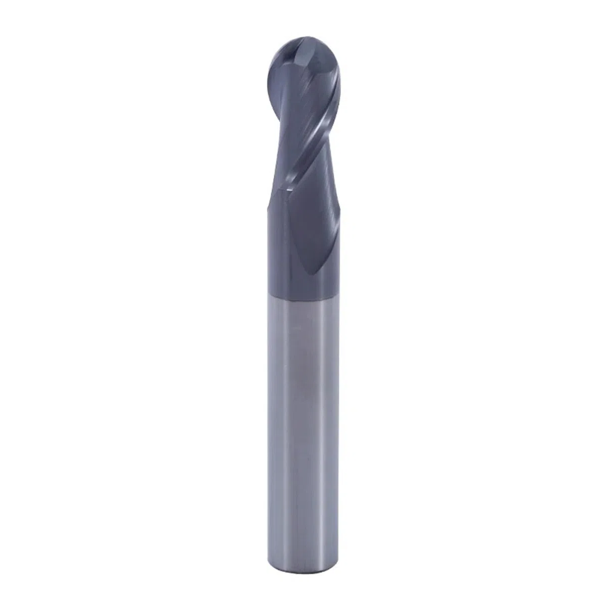 HRC58 2 flauti fresa a sfera fresa in acciaio al tungsteno fresa CNC fresa utensili da taglio sferica fresa in metallo duro integrale (Size : R5x20x10Dx75L)