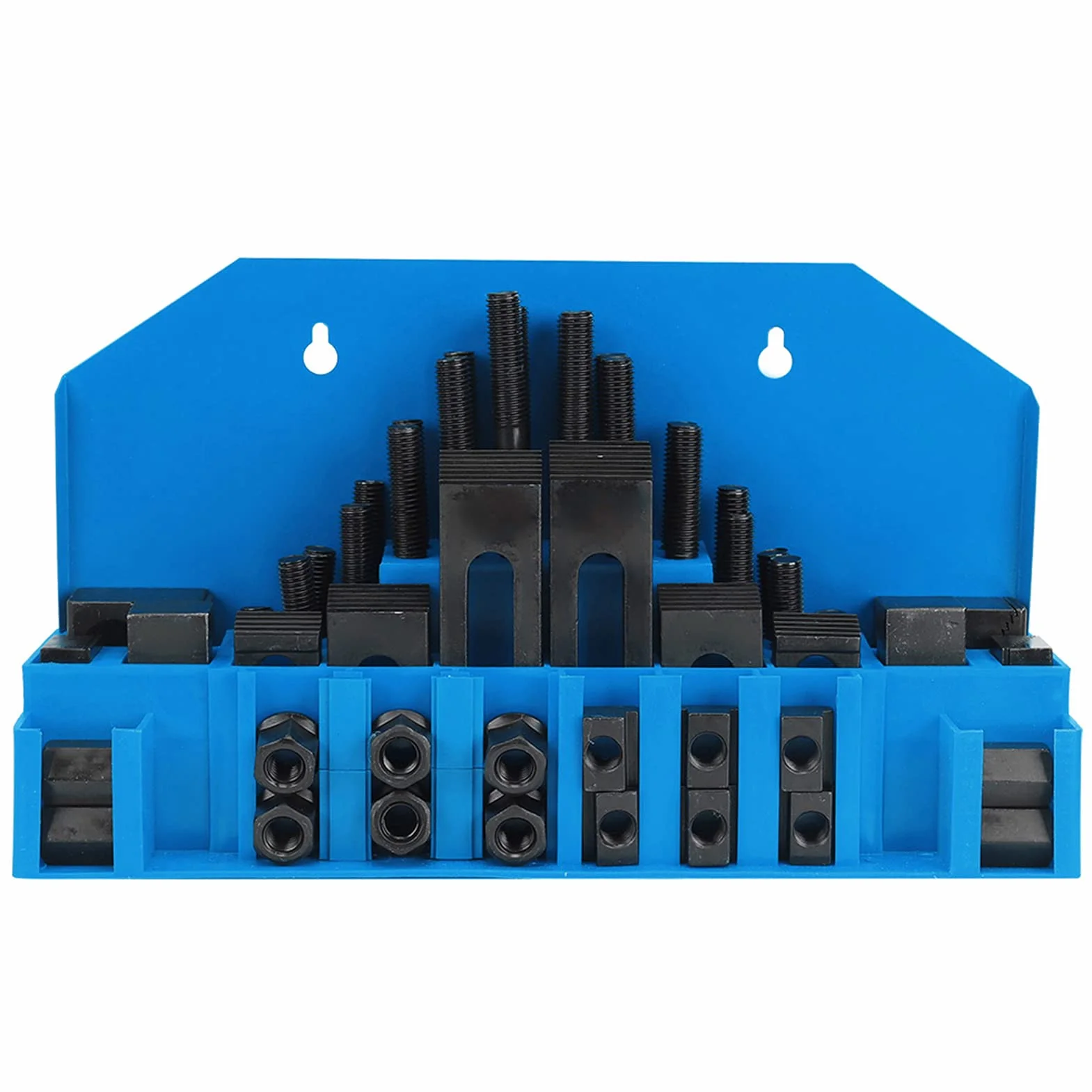 Kit Morsetto Con Scanalatura a T 58 Pezzi M12 per Fresatrice e Tornio - di Fissaggio Professionale Preciso per Officina Meccanica con Alta Resistenza e Installazione Rapida