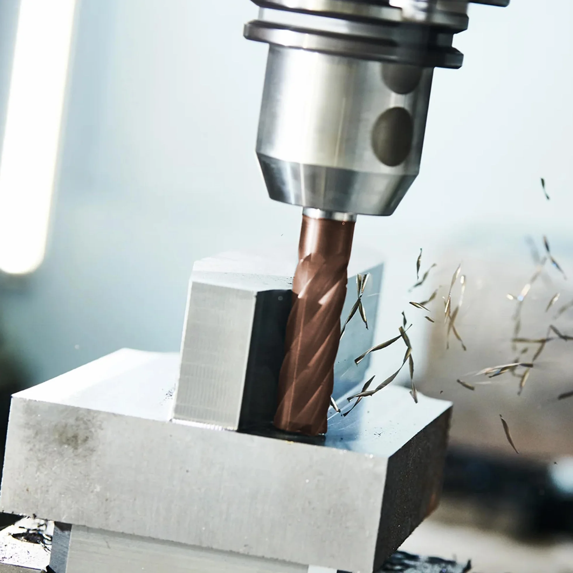 TJR Metall Duro 4-Tagli Uni Mill Set (6/8/10/12mm) – Frese in metallo duro a micrograno con rivestimento TiAlN per acciaio, acciaio inossidabile, ghisa – Fresatura CNC, taglio di precisione
