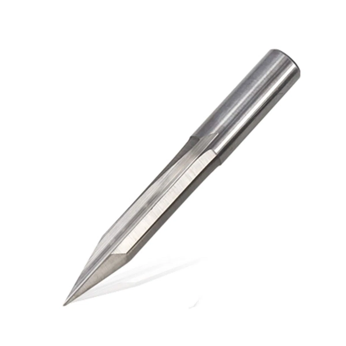 Zxxin-Punta della Fresa, 1pc CNC Carving Bit 6mm Shank 15/20/25/30 Gradi V Shape End Mill Tip 0.3-1.0mm 2 Flauto PVC Incisione acrilica Incisione Acrilico, Accessori