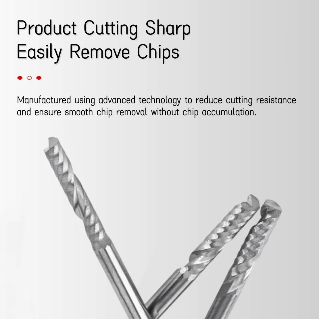 End Mill - 10pcs carburo di tungsteno spirale frese singolo flauto fresa CNC Router bit 4mm gambo