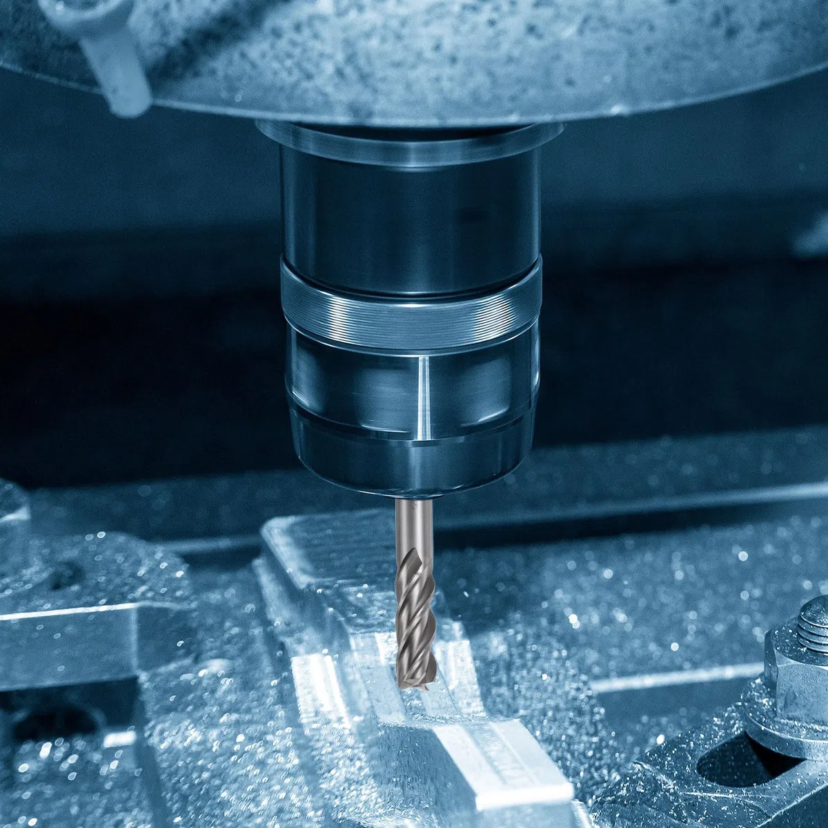 QUARKZMAN Metallo duro Estremità Frese Set 4 taglienti 2mm 3mm 4mm 5mm 6mm 7mm 8mm 9mm 10mm 12mm Alta velocità Acciaio CNC Fresatrice Taglierina Punte per Alluminio Acciaio Taglio