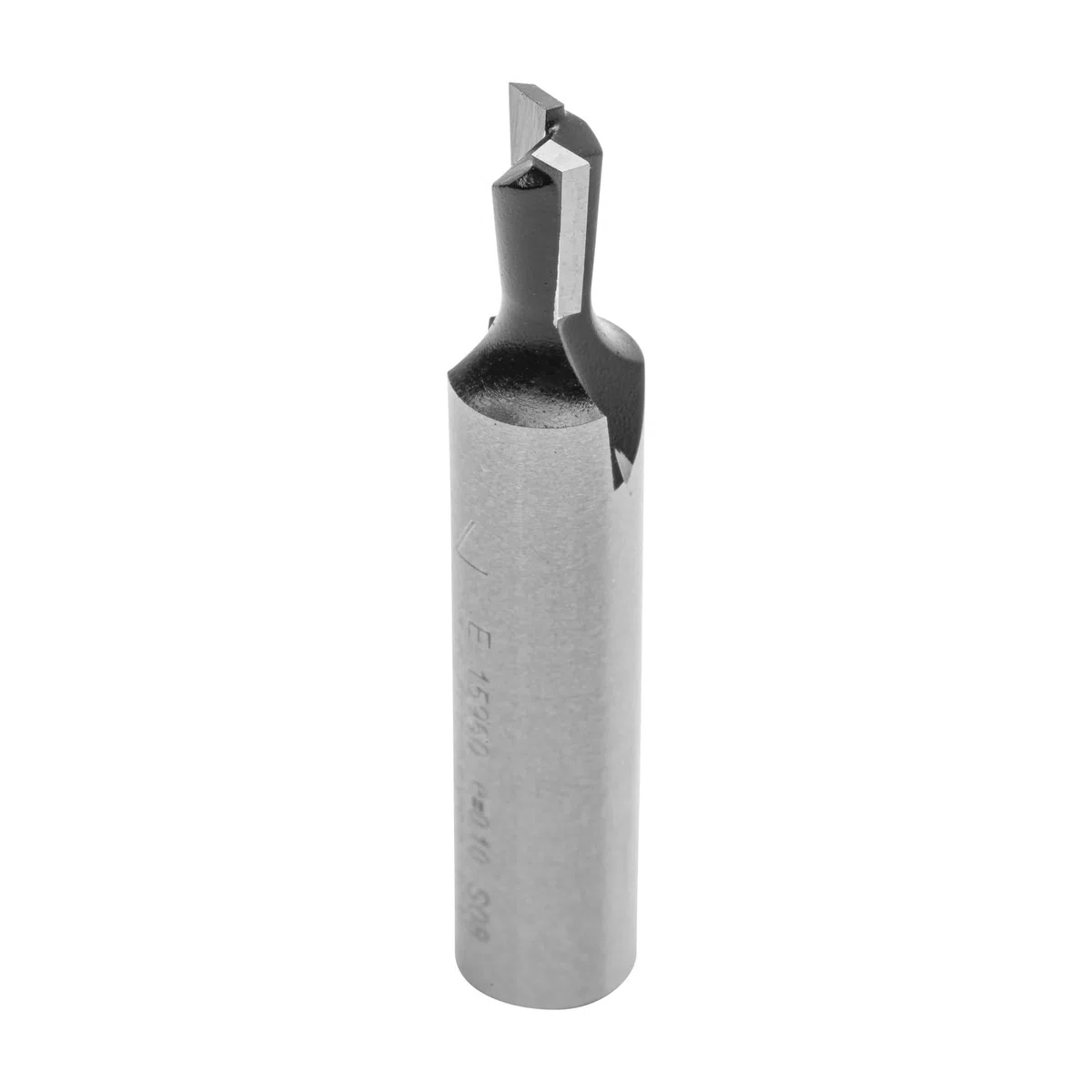 ENT 15960 Fresa a candela carburo, Gambo (S) 8 mm, diametro (D) 6,35 mm, NL 7,9 mm, E 7,5°, diametro 32 mm, senza fresa per sgrossatura.