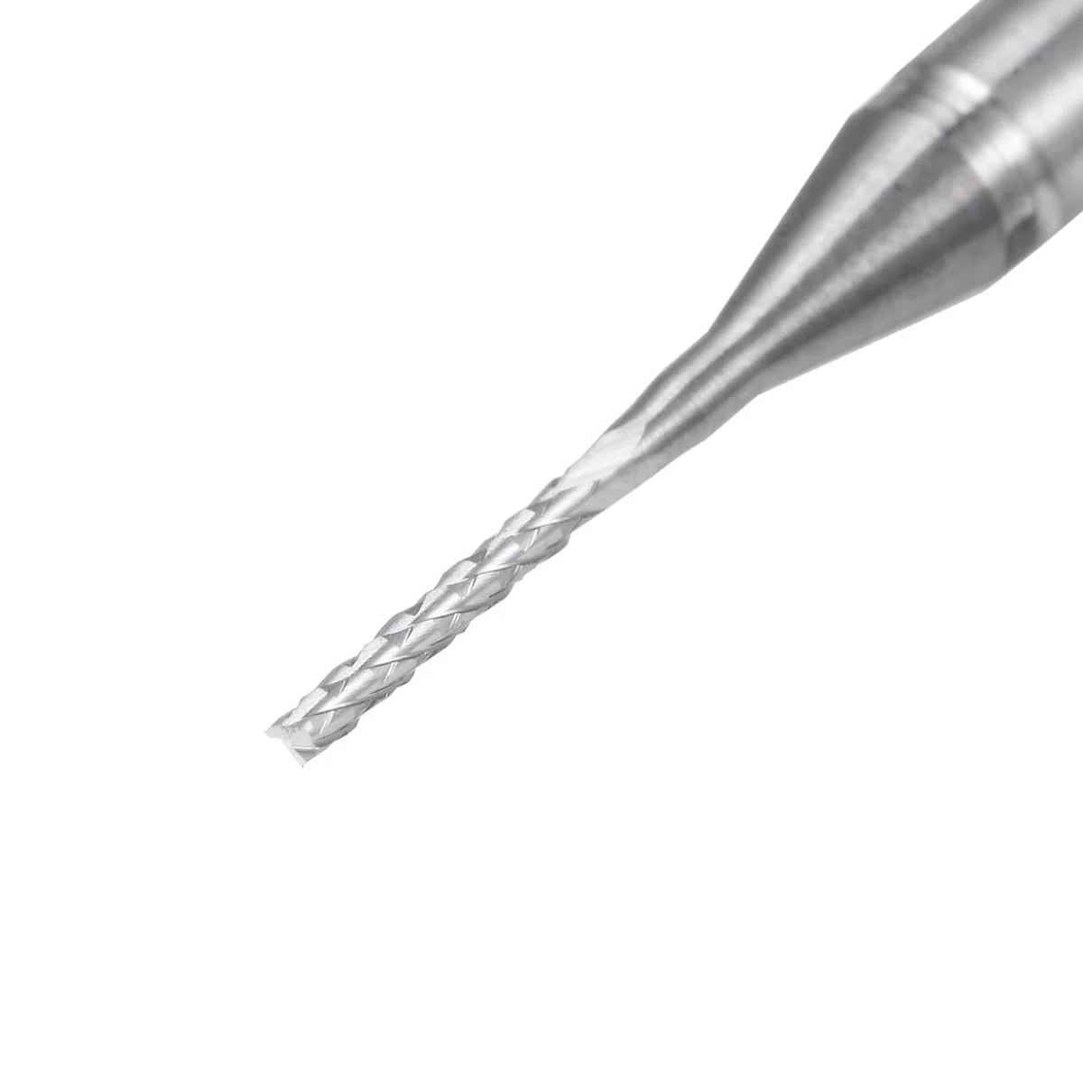 QUARKZMAN 20pz 0,8mm Punte Fresa 1/8" Punte Router CNC Metallo Duro Integrale Codolo Dritto Taglierina Incisione con Coltello Mais per Intaglio Legno Fresatrice Circuito Stampato PCB
