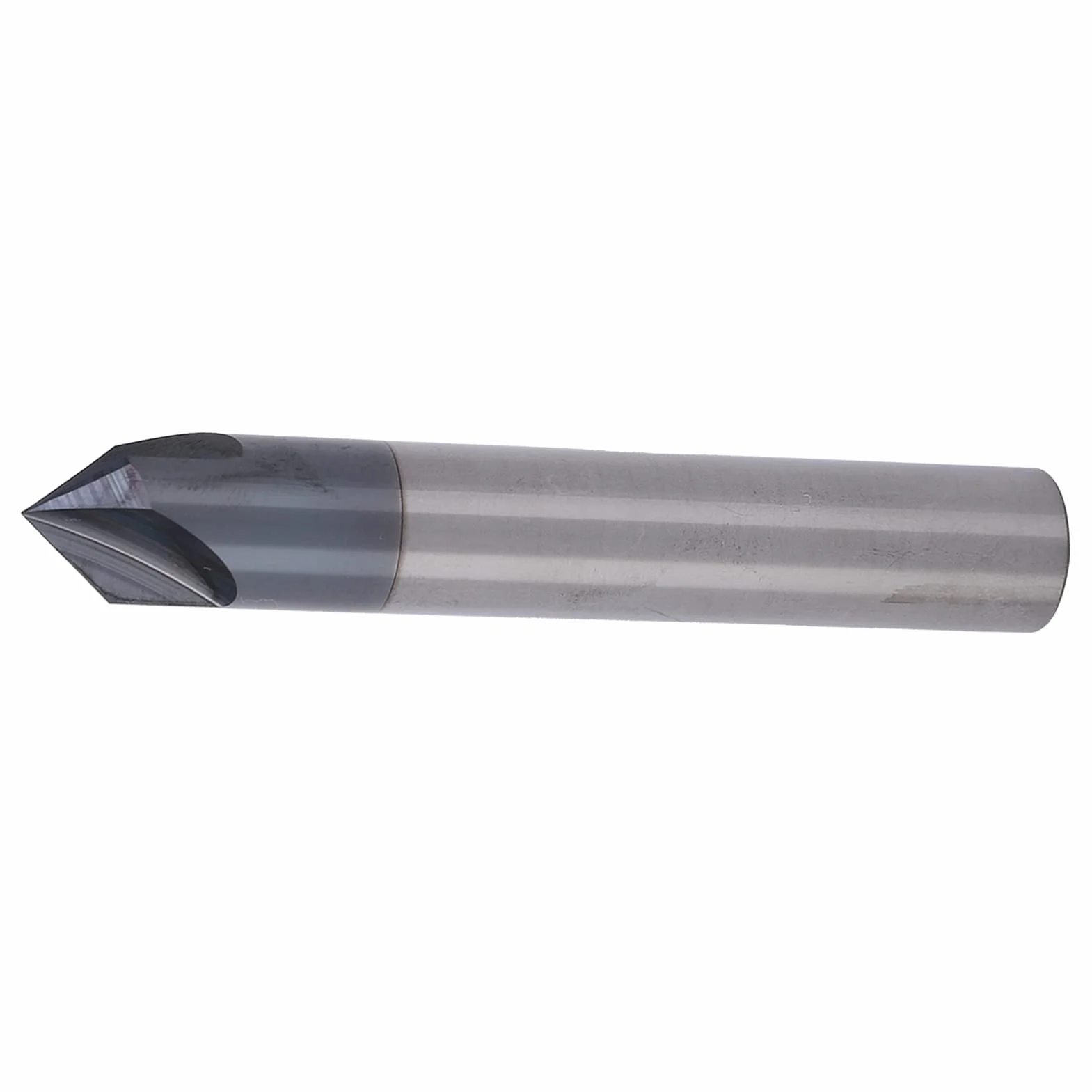 Fresa Smussatura 90 Gradi con 3 Scanalature D10x75L Fresa a V Acciaio al Tungsteno per Intaglio Smussatura CNC Ideale per Lavorazione Legno Metallo