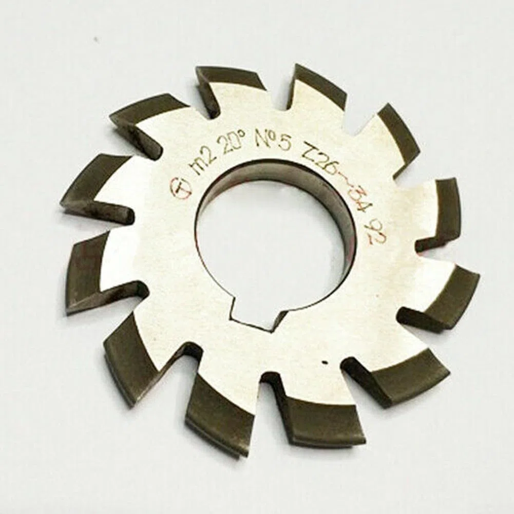 HpLive 8 pezzi HSS M2 foro 22 mm, set di frese ingranaggi Involute, 2, PA 20°, #1-8 per la fabbricazione di ingranaggi