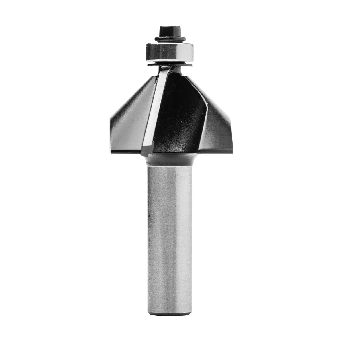ENT 13842 Fresa a smusso carburo, Albero (S) 12 mm, diametro (D) 50,8 mm, NL 19 mm, E 45°, SL 40 mm, con cuscinetto a sfere
