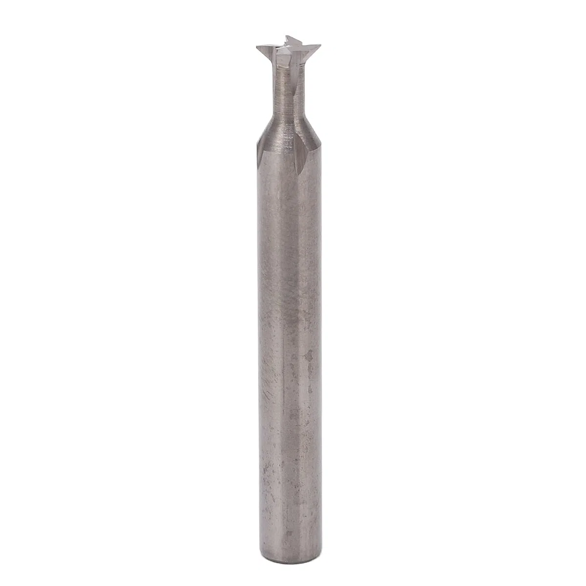 LiebeWH Fresa a Coda di Rondine in Metallo Duro Fresa a Coda di Rondine con Gambo Dia 6 Mm 4 Scanalature Fresa a Foratura Rapida 50 Mm di Lunghezza Fresa a Coda di Rondine Universale (45°)