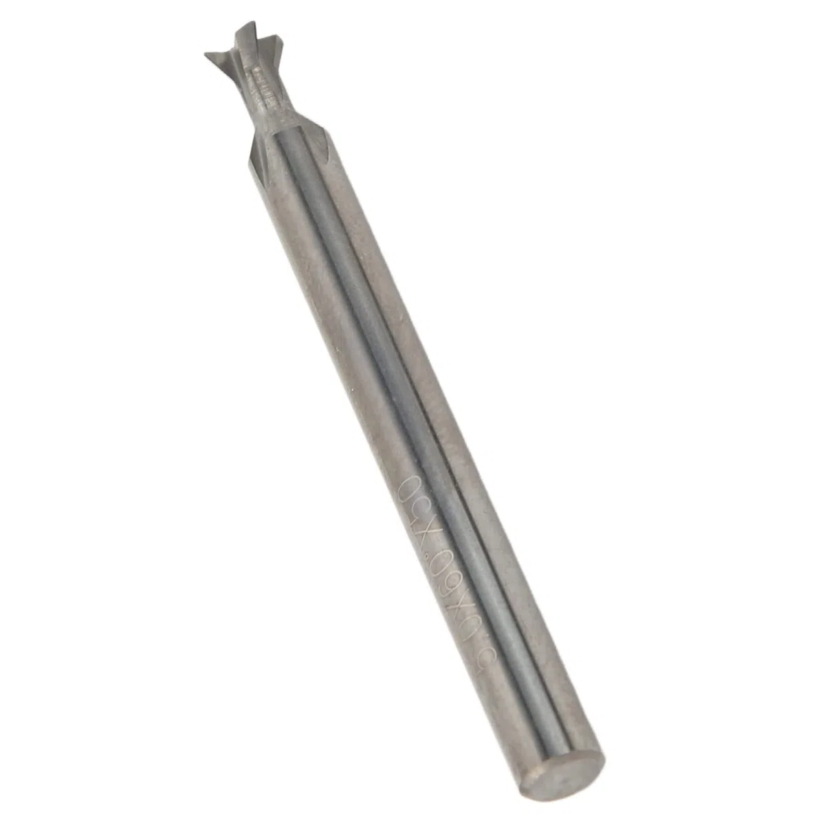 Fresa a Coda di Rondine, Fresa in Metallo Universale Tipo 4 Scanalature Dure per l'industria (5 X 60° X 50 L)