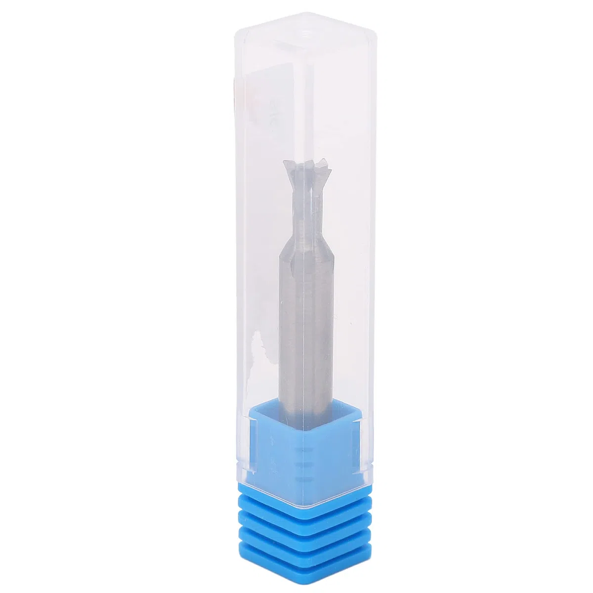 Fresa a Coda di Rondine in Metallo Duro 6 Mm di Diametro Gambo 4 Scanalature 50 Mm di Lunghezza Fresa per la Lavorazione del Legno Fresa a Coda di Rondine (65°)