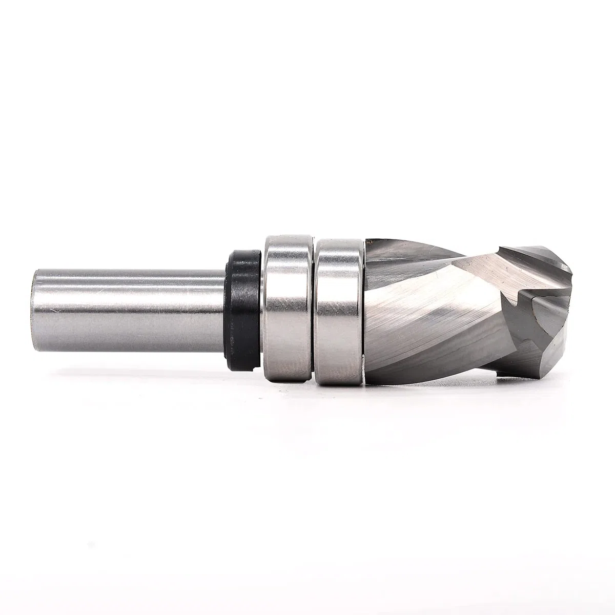 Fresa elicoidale da 8 mm, codolo Up-Down Cut, fresa a compressione VHM, fresa a compressione con 2 cuscinetti a sfera sul fusto, fresa superiore a doppio taglio, per la lavorazione del