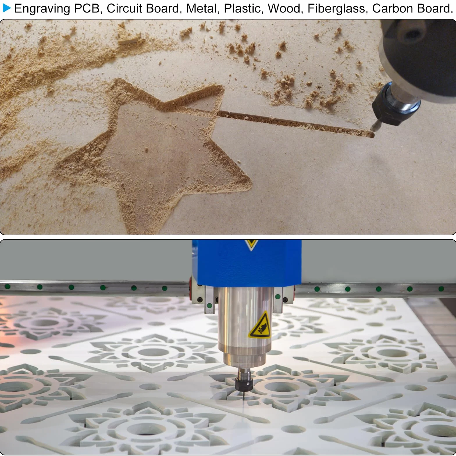 QUARKZMAN 20pz 0,8mm Punte Fresa 1/8" Punte Router CNC Metallo Duro Integrale Codolo Dritto Taglierina Incisione con Coltello Mais per Intaglio Legno Fresatrice Circuito Stampato PCB