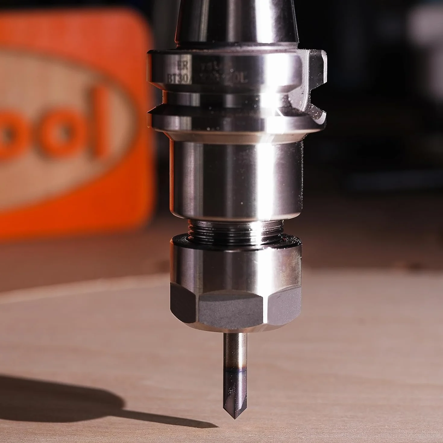 SpeTool Fresa per incisione, 6 mm, codolo 60 gradi e 90 gradi V, fresa per scanalature VHM 3 flauti, fresa CNC per legno con rivestimento TiAlN