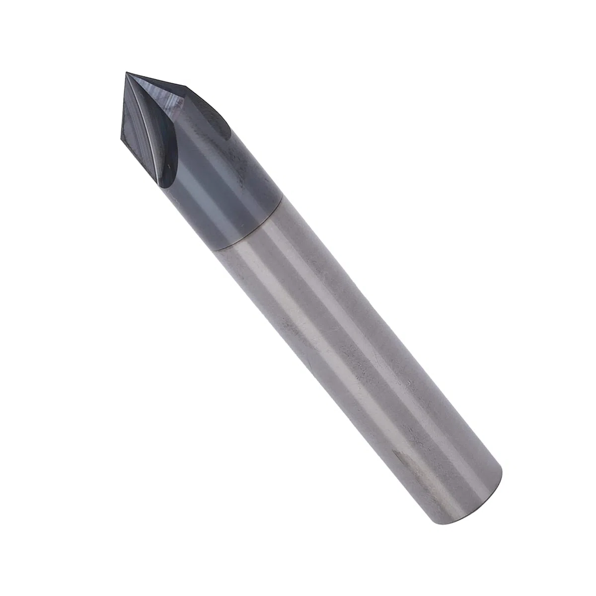 Fresa per Smusso 3 Scanalature 90 ° Fresa per Fresa in Acciaio Al Tungsteno Utensile per Intaglio per Lucidatura CNC per Rame in Alluminio, Frese per Smusso (D3*90°*50L)