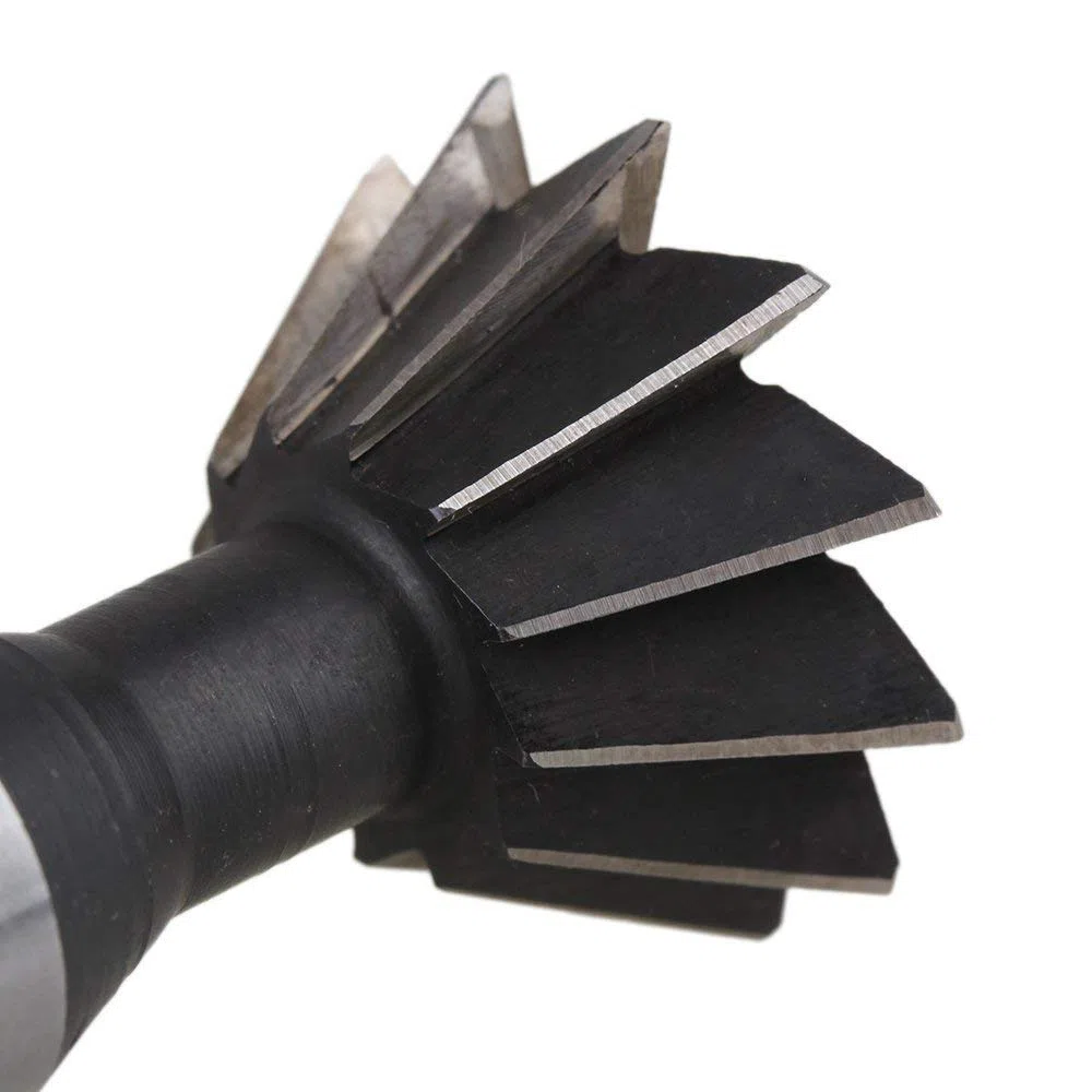 Fresa per fresa a coda di rondine HSS con gambo dritto per fresa CNC per stampi in acciaio, ghisa, acciaio al carbonio