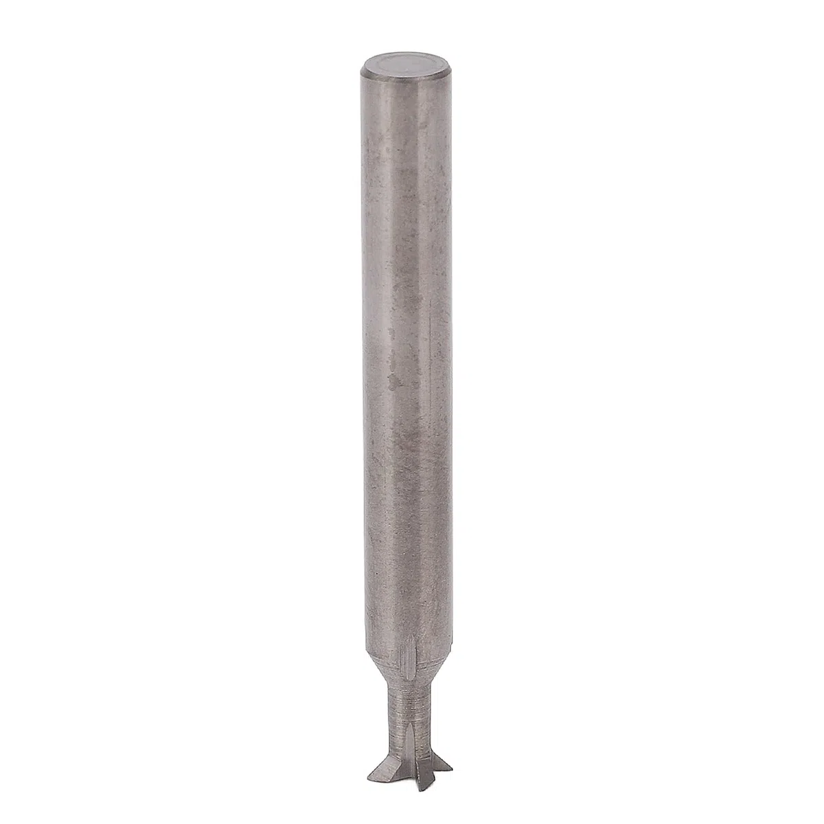 LiebeWH Fresa a Coda di Rondine in Metallo Duro Fresa a Coda di Rondine con Gambo Dia 6 Mm 4 Scanalature Fresa a Foratura Rapida 50 Mm di Lunghezza Fresa a Coda di Rondine Universale (45°)