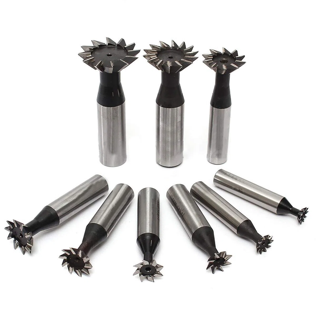 Fresa a coda di rondine da 32 mm x 45 ° – Fresa a scanalatura a coda di rondine HSS gambo dritto a coda di rondine fresa CNC