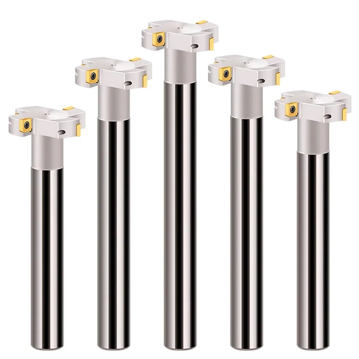 Fresa for scanalature a T HTS, fresa a disco a tre lati, portainserti CCMT, fresa CNC for scanalature trapezoidali(HTS25-H10-C16-150-2T)