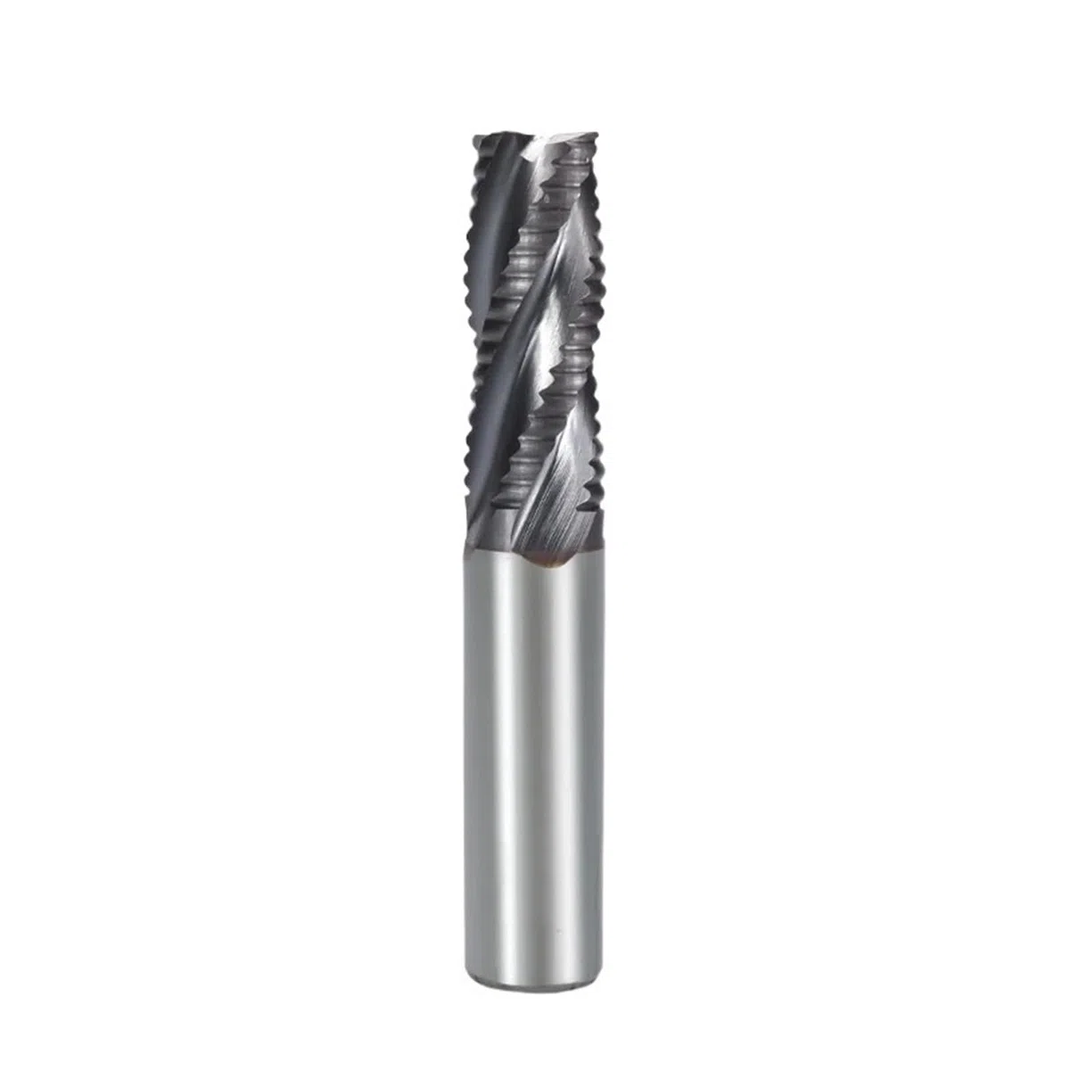 Fresa for sgrossatura in metallo duro, utensile for fresatura in metallo a 4 taglienti, 12 mm, 16 mm, fresa for macchina CNC, fresa for acciai(16xD16x45x100L)