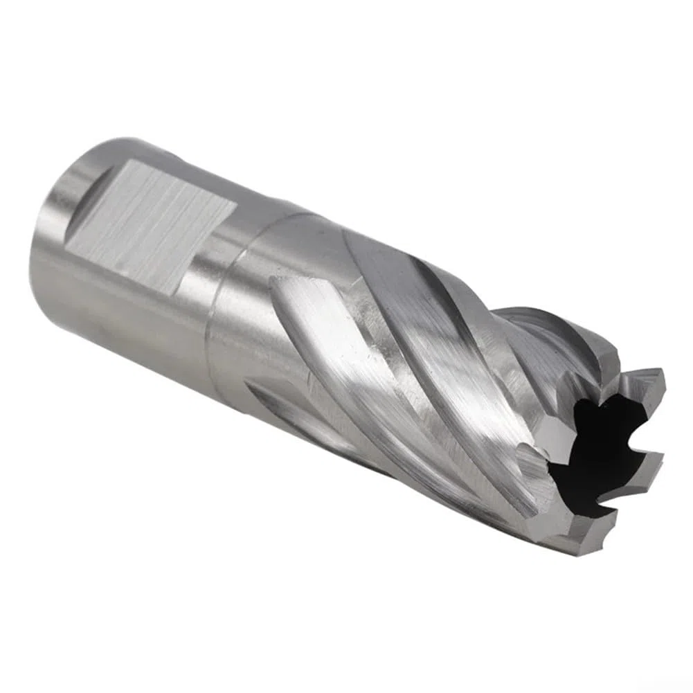 Fresa anulare HSS di precisione a taglio cavo, ottimizzata per tagli puliti e veloci con meccanica di espulsione trucioli migliorata (30 × 30 mm)