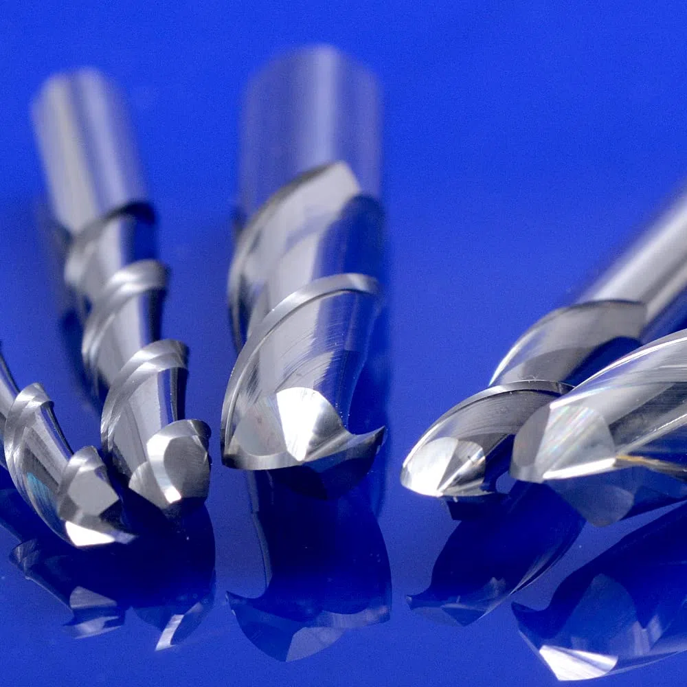 Fresa per lavori in legno, diametro 1 mm, 1,5 mm, 2,0 mm, 2,5 mm, 3,175 mm, punte a sfera in metallo duro, fresa per incisione CNC