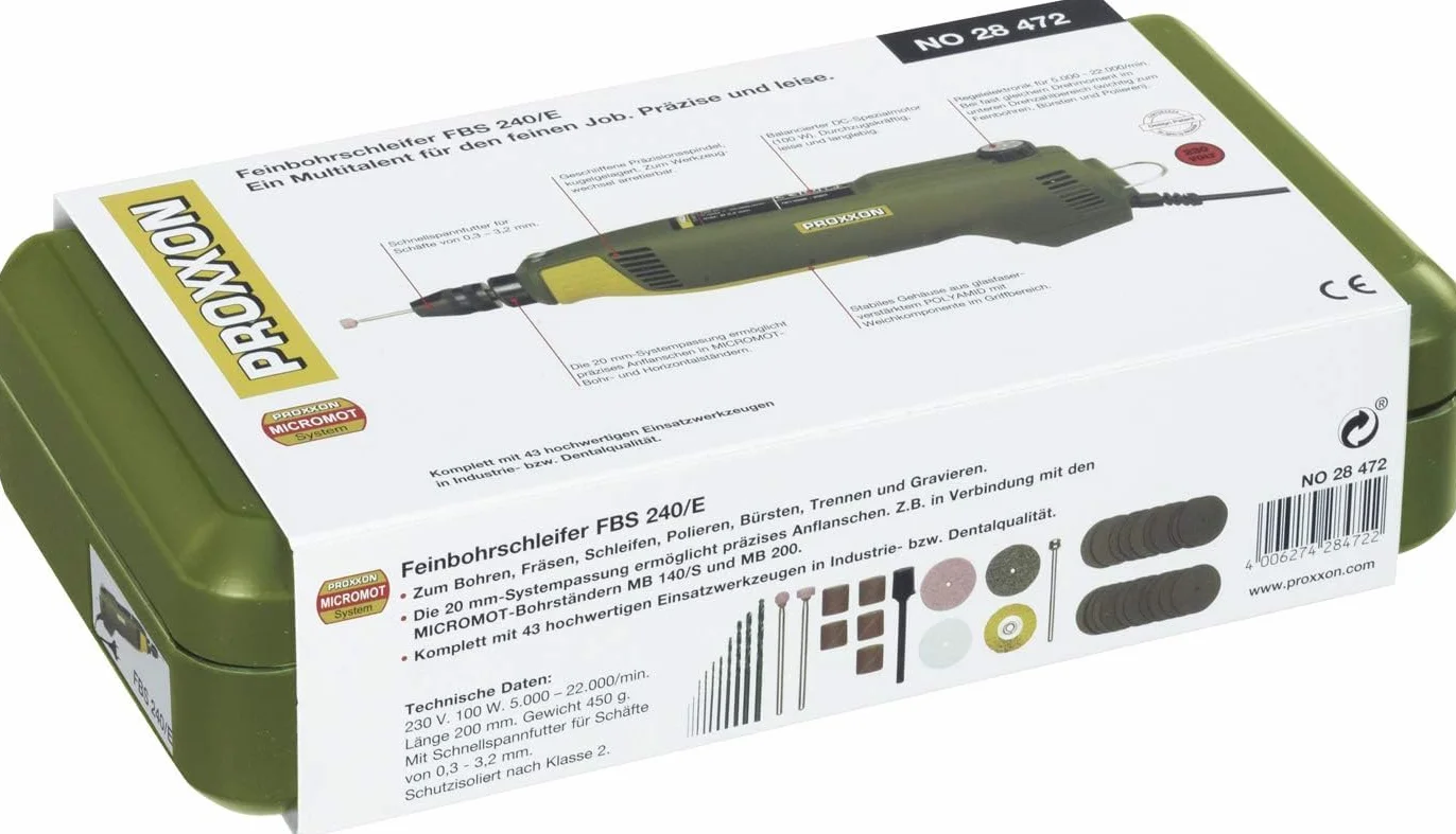 PROXXON 2228472 - Multiherramienta + accesorios fbs 240/e
