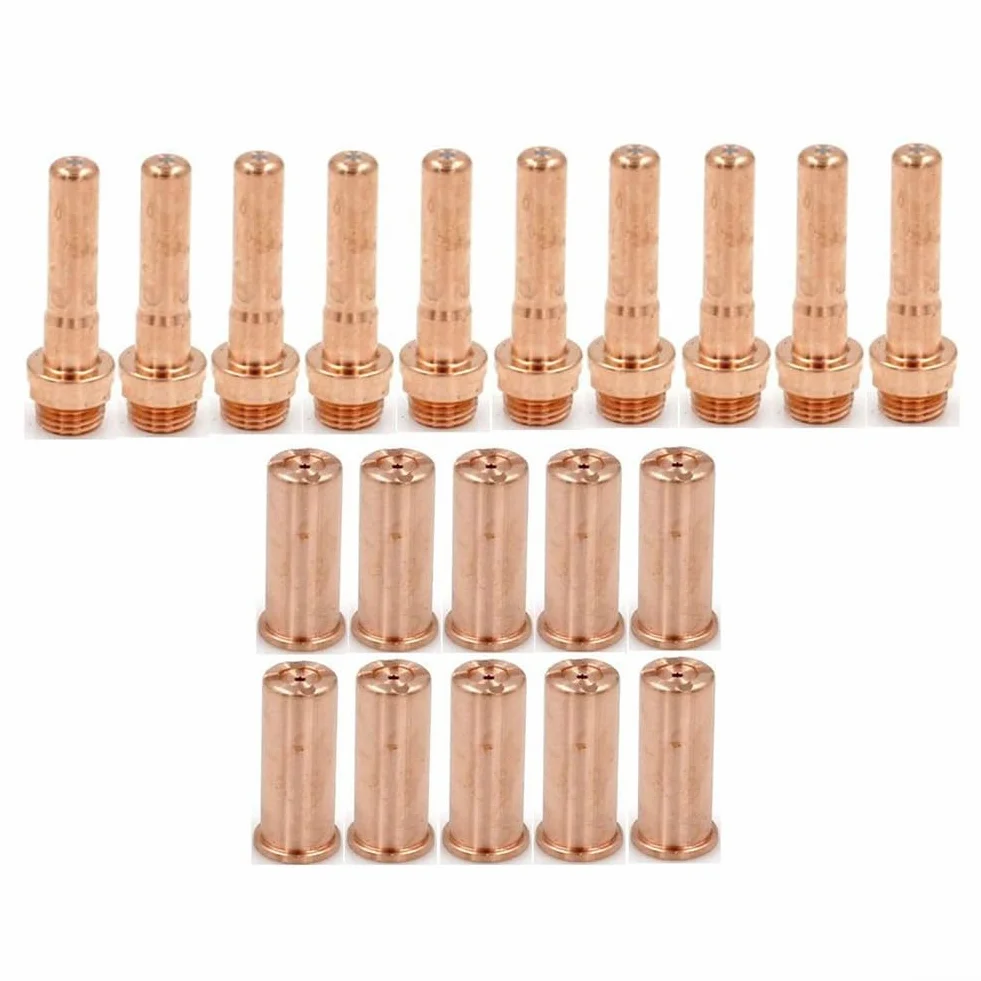 Set di 20 ugelli per elettrodi per taglio al plasma, ricambio per torcia Cebora CP-70, compatibile con punte 1403 1395/L, WSP-09001/WSP-09002