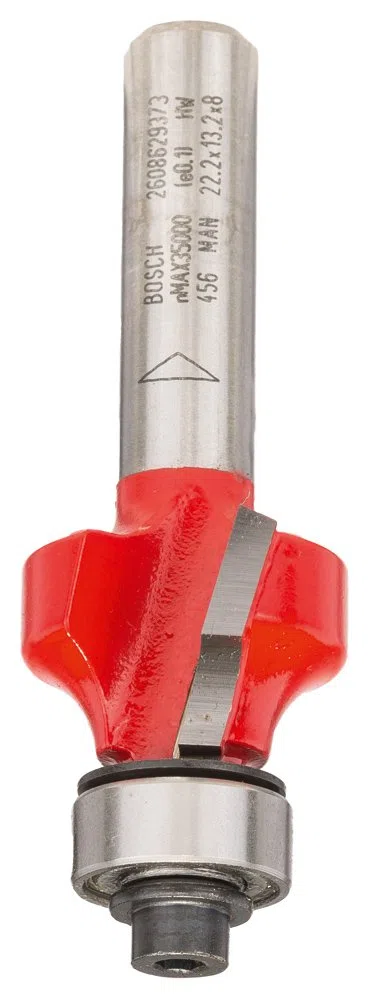 Bosch 1x Fresa a raggio concavo Expert for Wood Raggio 4.75 mm, Lunghezza utile 12.7 mm, Professional Accessori per fresatrici portatili, rifilatori