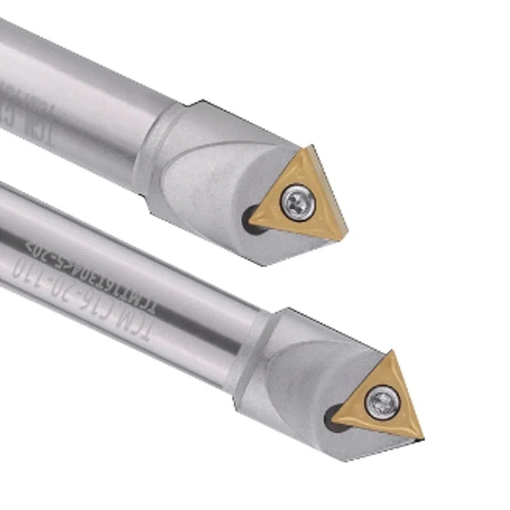 TCM Utensile for smusso a 45 gradi 12 16 20 mm C20-40-120 Tornio CNC Fresa for acciaio al tungsteno TCMT Inserto in metallo duro Fresa (Size : C12-20-110)