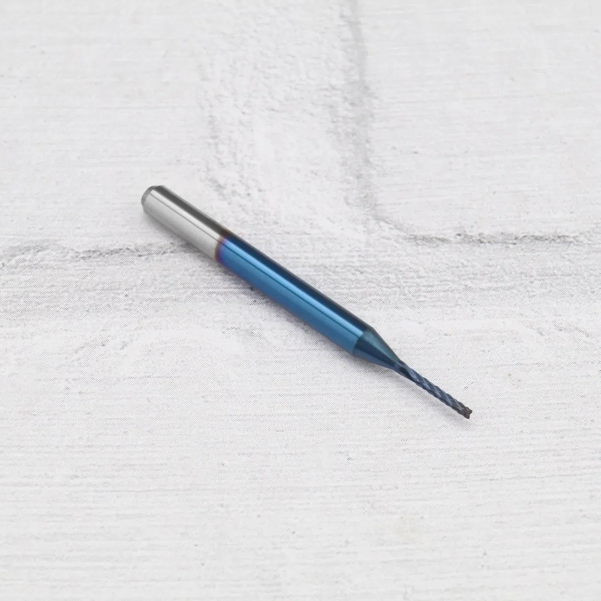OTOTEC 10 Pz 1.0mm Blu Rivestito Mulino Per Mais Taglio Gambo Diametro 3.175 Lunghezza 38mm Carburo Di Tungsteno Fresa PCB Incisione CNC Router Bit Per Macchinari