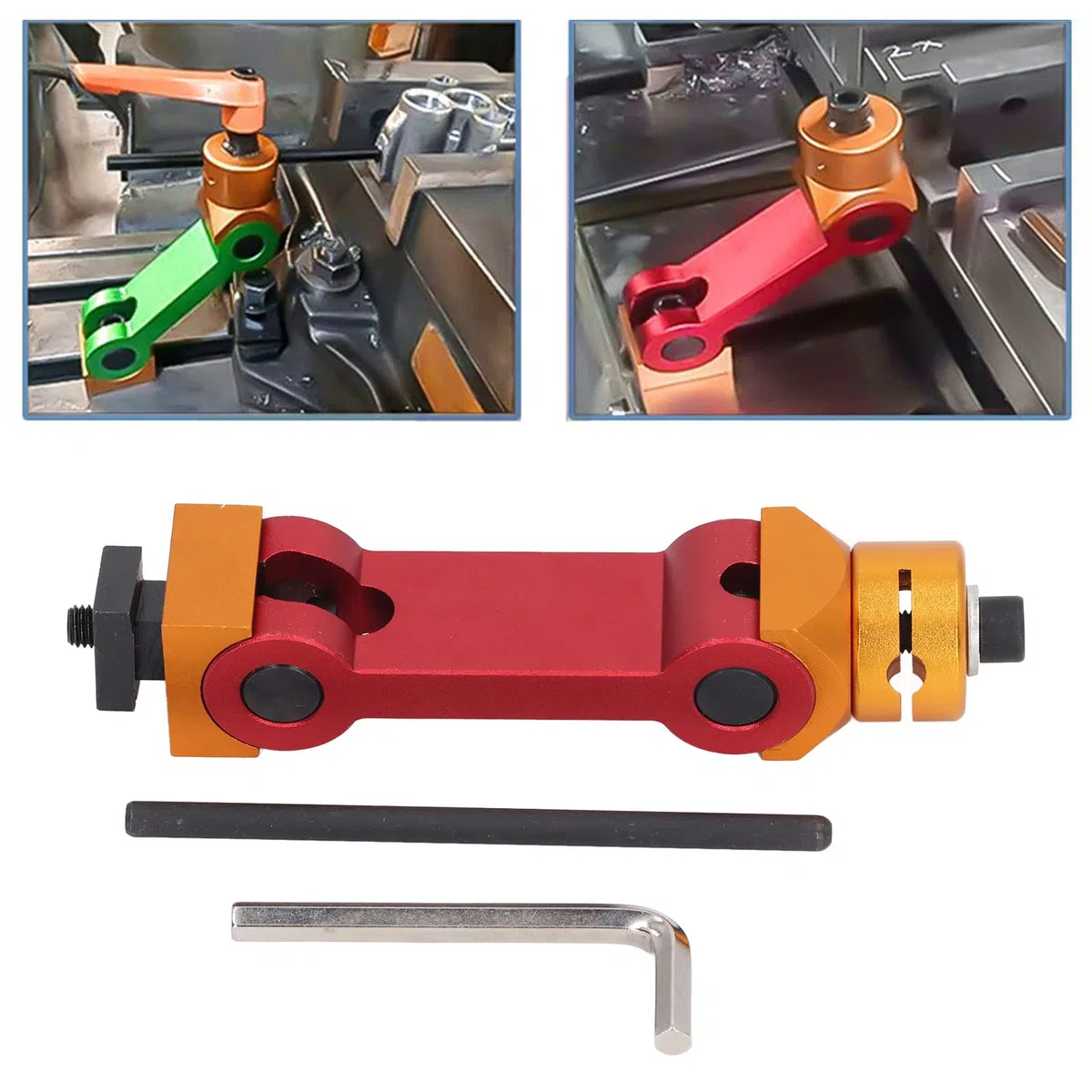 Arresto del Pezzo in Metallo Duro, Angolo Regolabile Localizzatore di Macchine Utensili CNC Strumento per Guida di Arresto per Guida Obliqua, per Fresatrici Precise