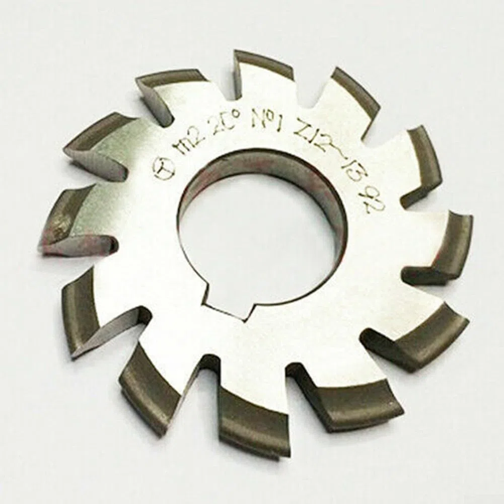 HpLive 8 pezzi HSS M2 foro 22 mm, set di frese ingranaggi Involute, 2, PA 20°, #1-8 per la fabbricazione di ingranaggi
