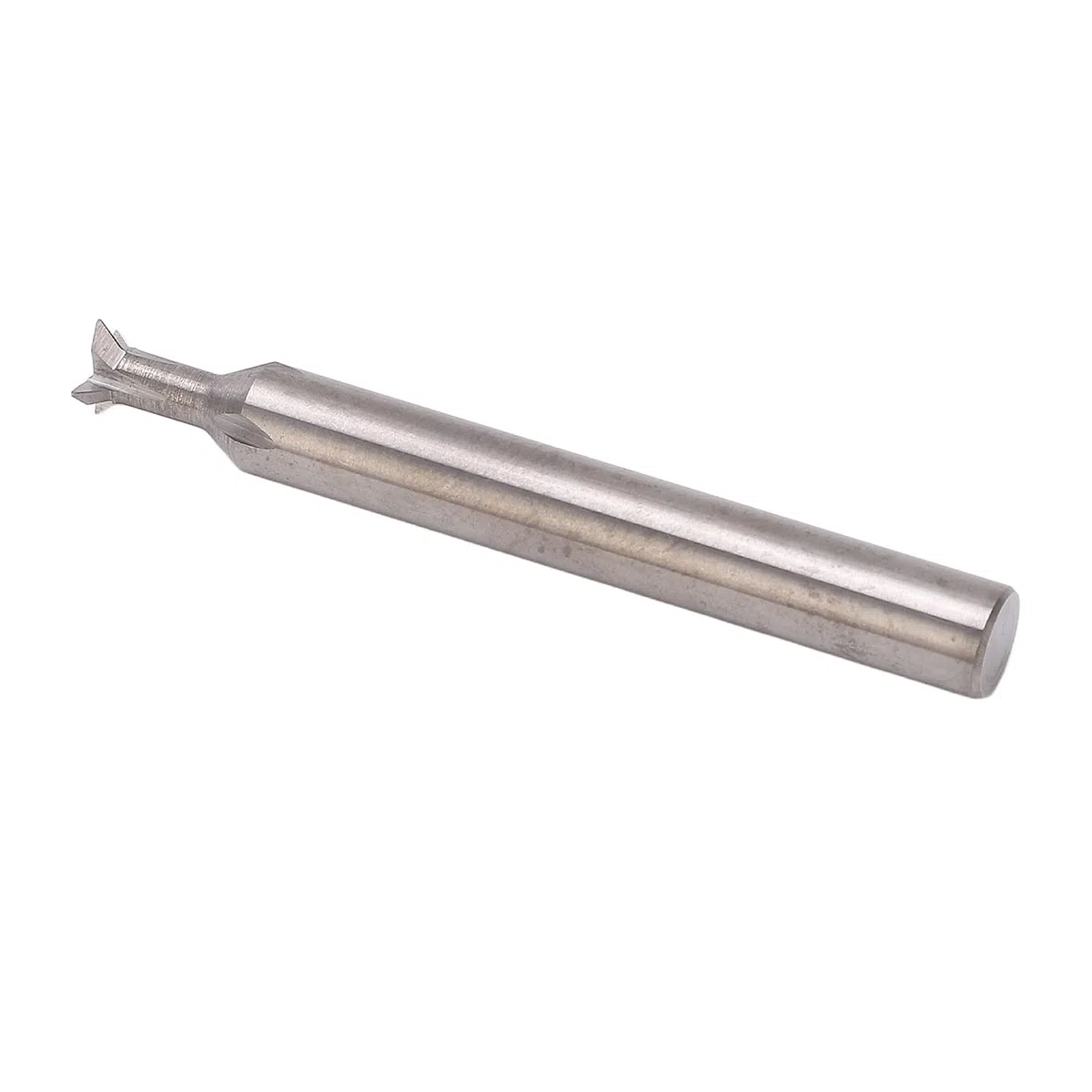 LiebeWH Fresa a Coda di Rondine in Metallo Duro Fresa a Coda di Rondine con Gambo Dia 6 Mm 4 Scanalature Fresa a Foratura Rapida 50 Mm di Lunghezza Fresa a Coda di Rondine Universale (45°)