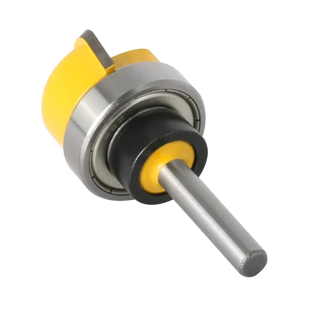 1pc 6mm/6.35mm/8mm Ciotola con gambo e amp;Punta del router del vassoio 1-1/8"Fresa a becchi tondi di diametro Fresa for arrotondare gli angoli for la lavorazione del legno(8X19.05mm)
