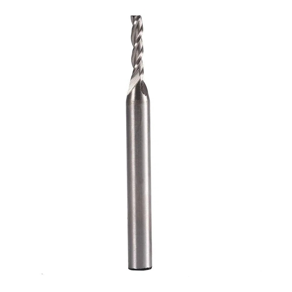 Frese Per Frese,Codolo Da 6 Mm,3 Taglienti, HSS E Alluminio, Fresa Da 3 Mm Di Diametro, Fresa Diritta, Utensile Da Taglio, Lunghezza Della Scanalatura Da 19 Mm, Per Legno, Nylon, Alluminio, Acciaio