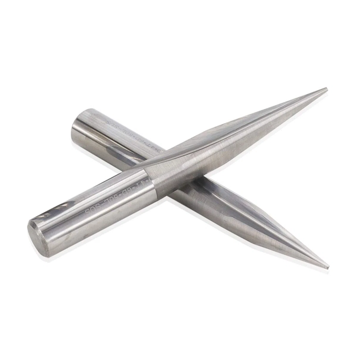Zxxin-Punta della Fresa, 1pc CNC Carving Bit 6mm Shank 15/20/25/30 Gradi V Shape End Mill Tip 0.3-1.0mm 2 Flauto PVC Incisione acrilica Incisione Acrilico, Accessori
