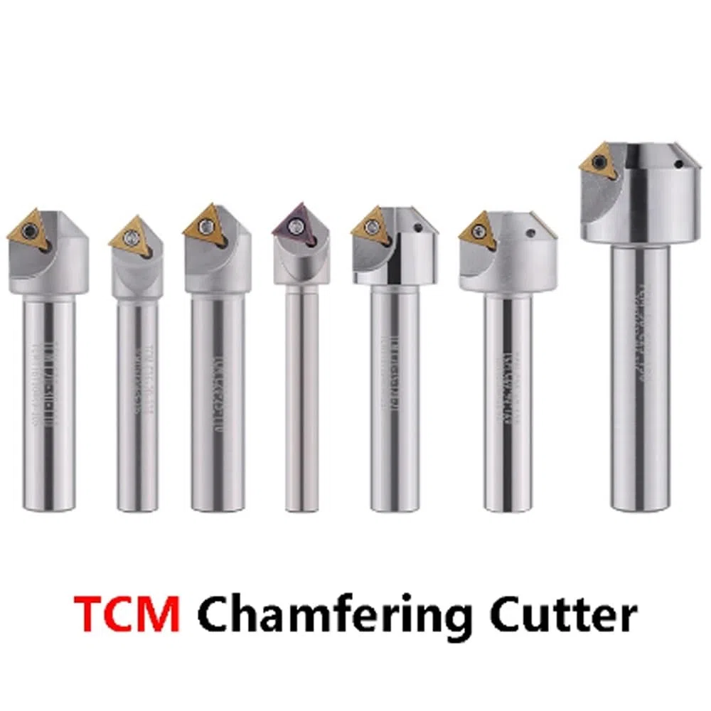 TCM Utensile for smusso a 45 gradi 12 16 20 mm C20-40-120 Tornio CNC Fresa for acciaio al tungsteno TCMT Inserto in metallo duro Fresa (Size : C12-20-110)