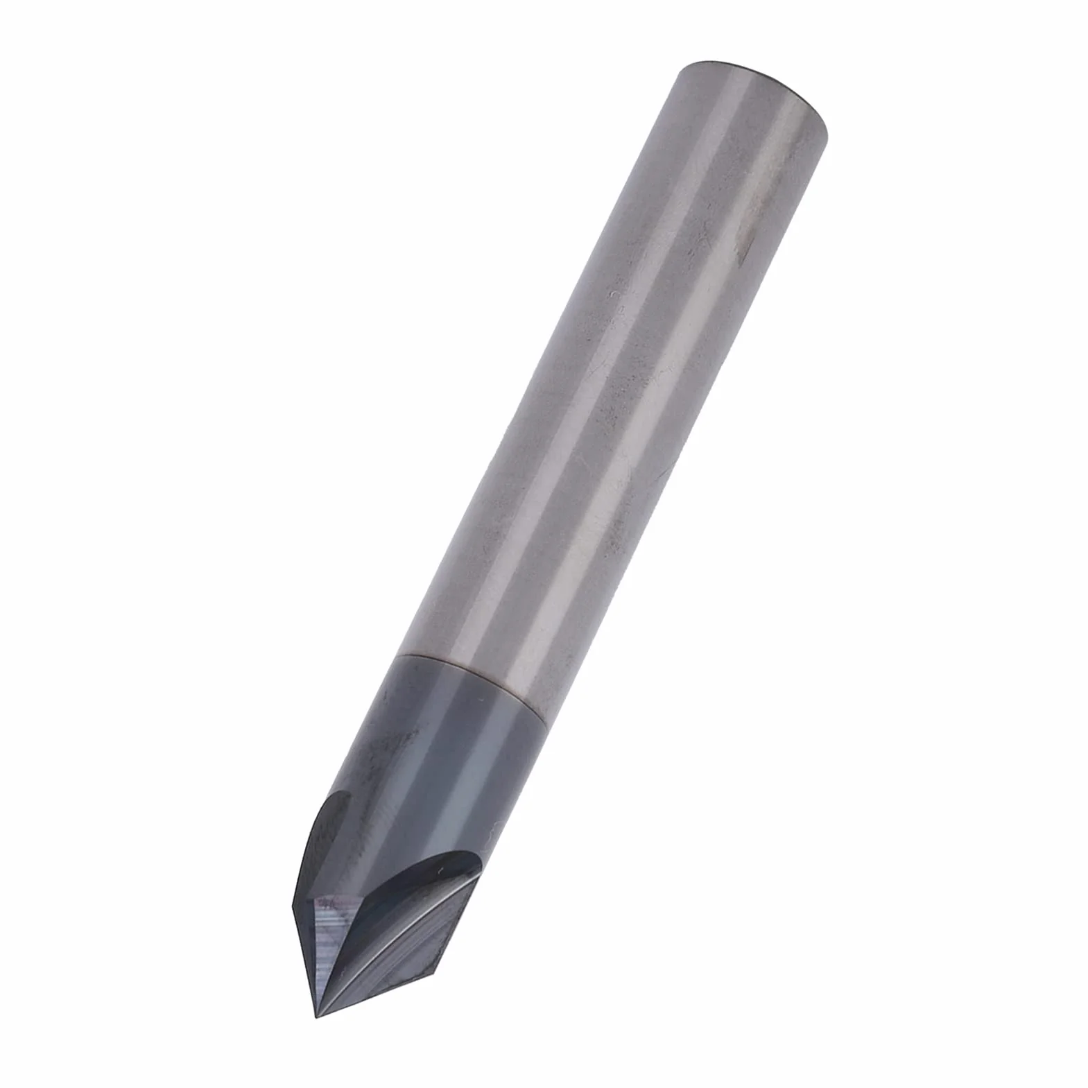 Fresa Smussatura 90 Gradi con 3 Scanalature D10x75L Fresa a V Acciaio al Tungsteno per Intaglio Smussatura CNC Ideale per Lavorazione Legno Metallo