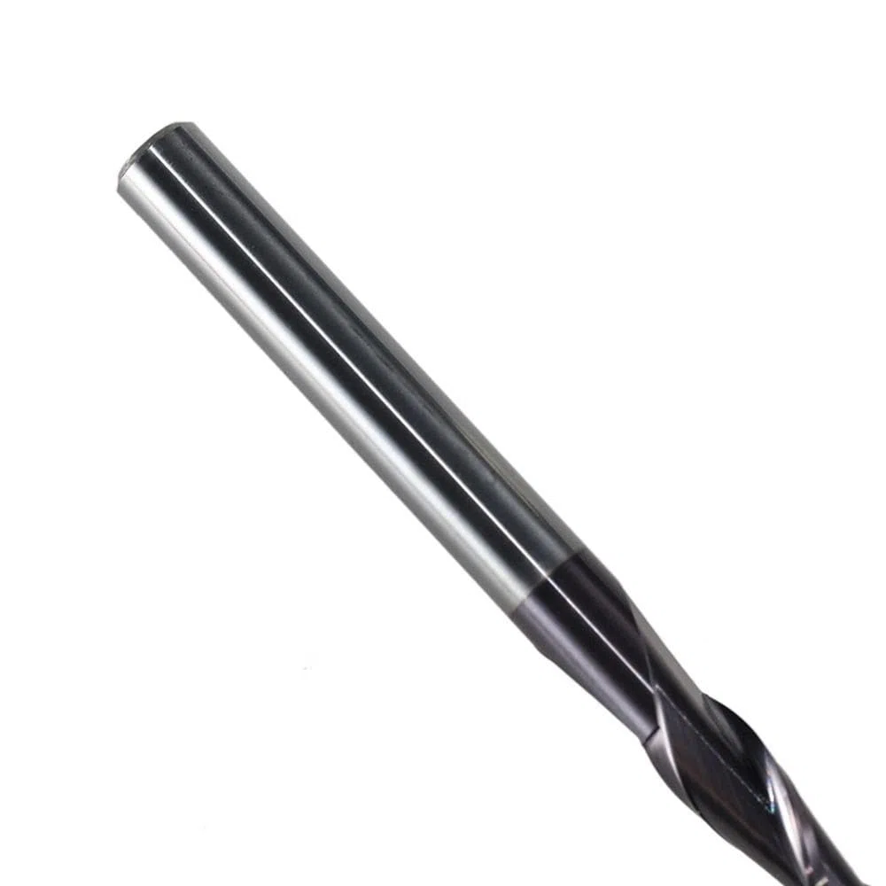 HRC55 3.175mm 6mm Gambo in carburo di tungsteno solido rivestito con punta a sfera conica Punta a punta CNC Fresa for fresa for metallo Fresa for legno e frese(R0.25-30.5-D6)