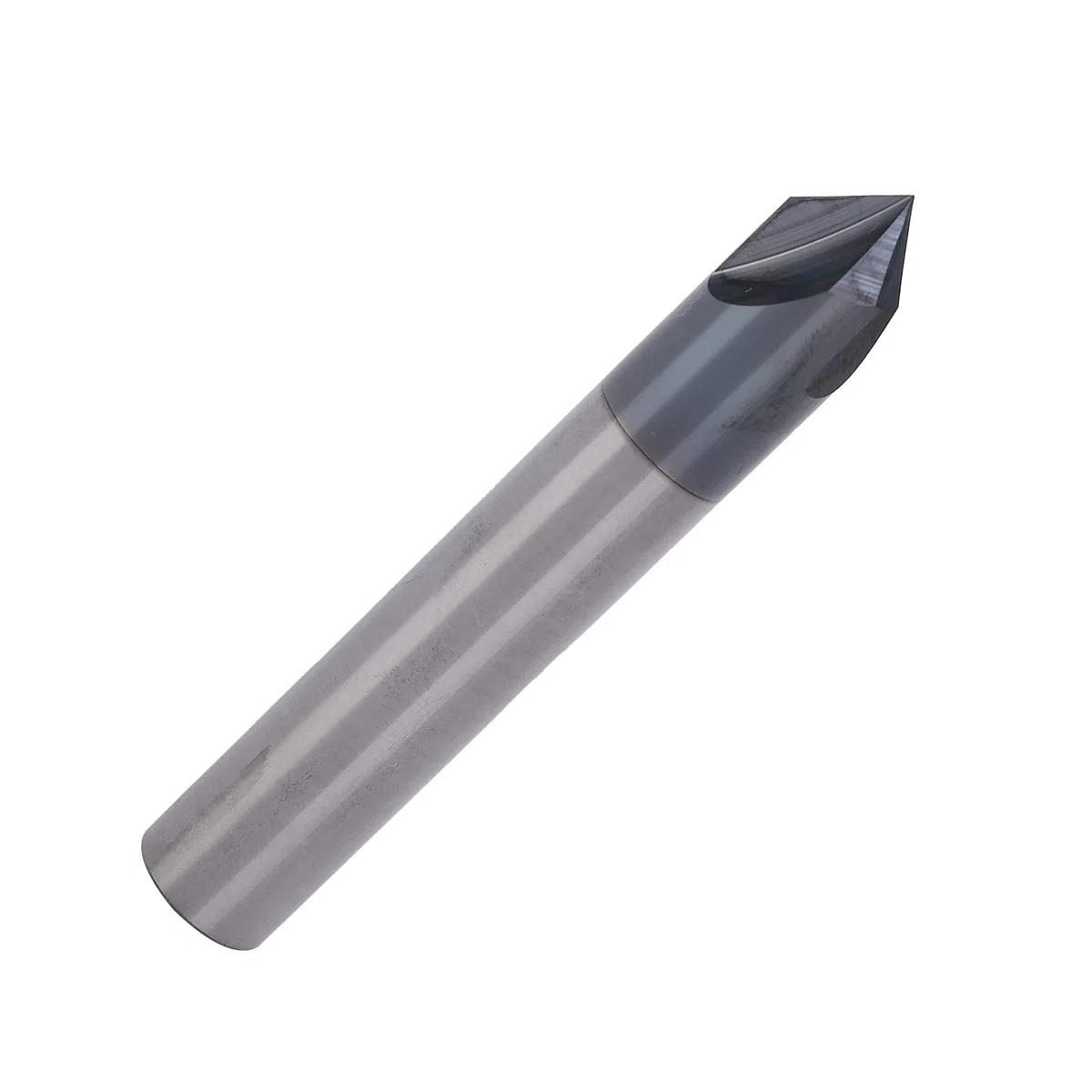 Fresa Smussatura 90 Gradi con 3 Scanalature D10x75L Fresa a V Acciaio al Tungsteno per Intaglio Smussatura CNC Ideale per Lavorazione Legno Metallo