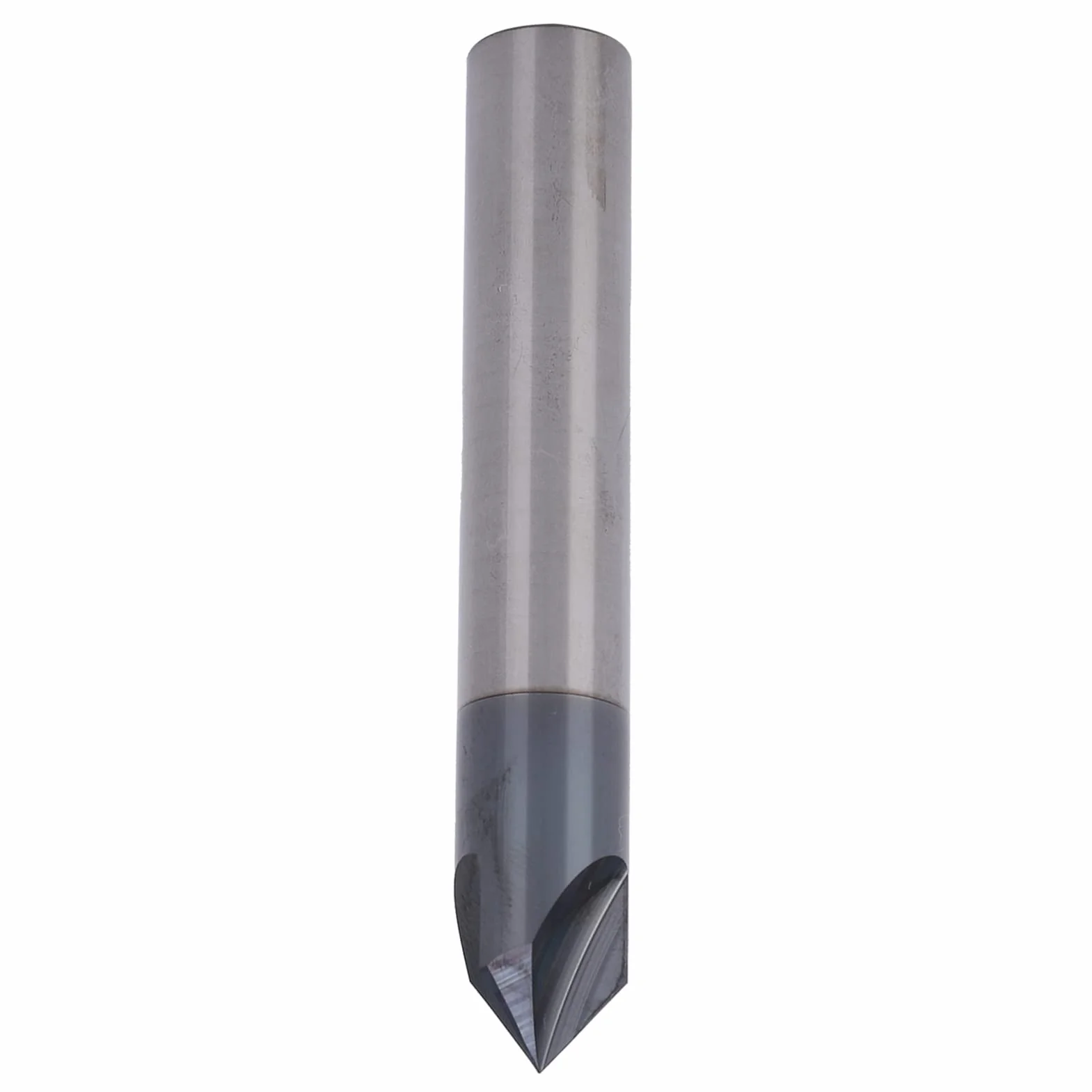 Fresa Smussatura 90 Gradi con 3 Scanalature D10x75L Fresa a V Acciaio al Tungsteno per Intaglio Smussatura CNC Ideale per Lavorazione Legno Metallo