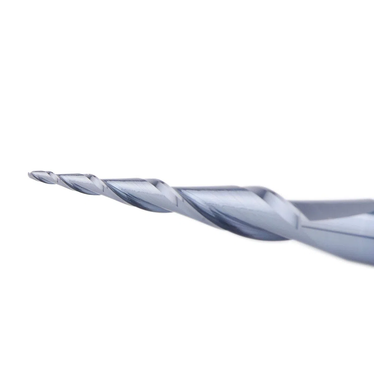 Spetool R0.5mm Shank 1/4", Carburo di Tungsteno Solido Fresa Conica Palla Naso 2 Flauti Rivestito TiAlN Fresa CNC Strumento per Incisione Intaglio