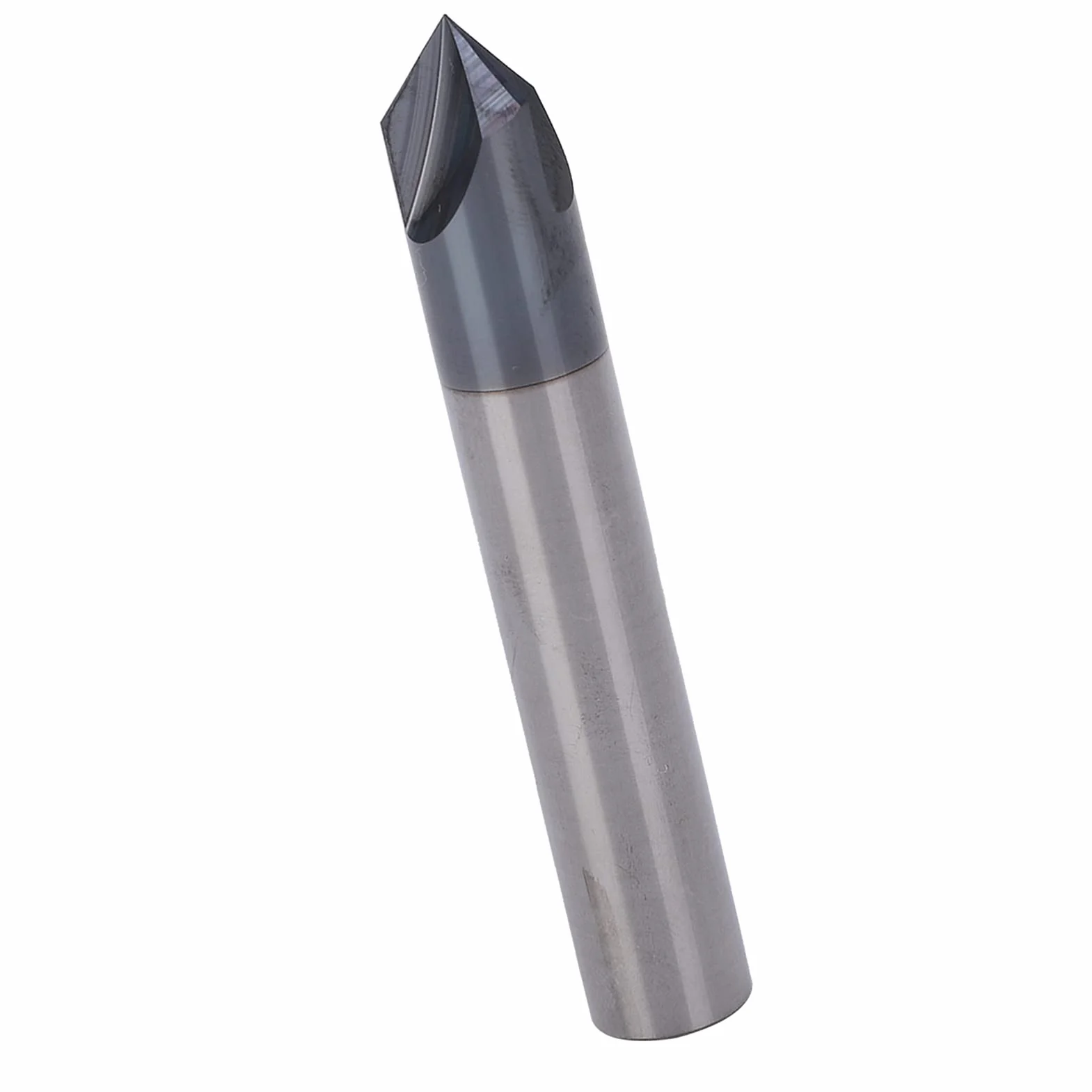 Fresa Smussatura 90 Gradi con 3 Scanalature D10x75L Fresa a V Acciaio al Tungsteno per Intaglio Smussatura CNC Ideale per Lavorazione Legno Metallo