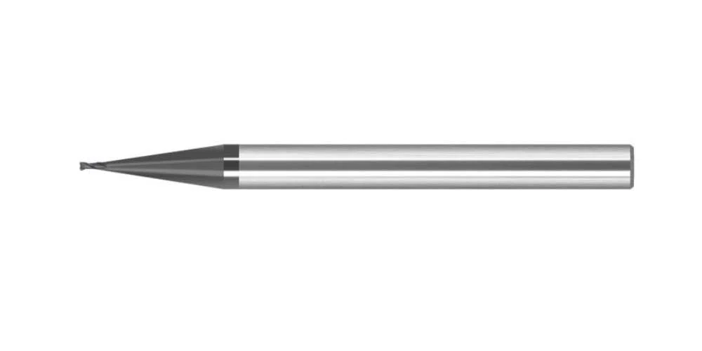 VHM fresa Ø 0,5 mm – Fresa in micro metallo duro – rivestimento TiSiN – Codolo 4 mm